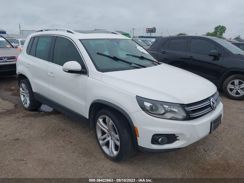 2013 VOLKSWAGEN TIGUAN SEL - WVGBV3AX8DW605583