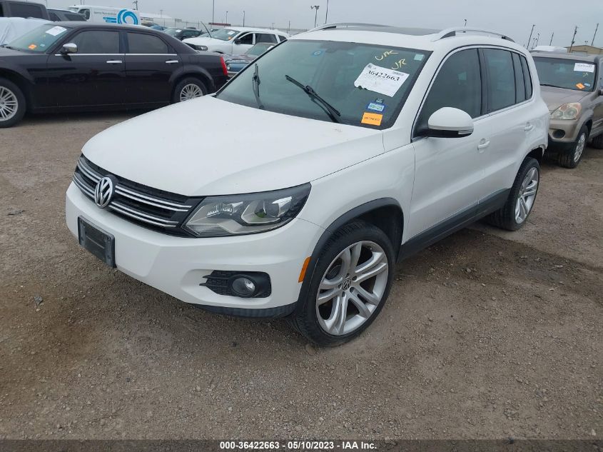 2013 VOLKSWAGEN TIGUAN SEL - WVGBV3AX8DW605583