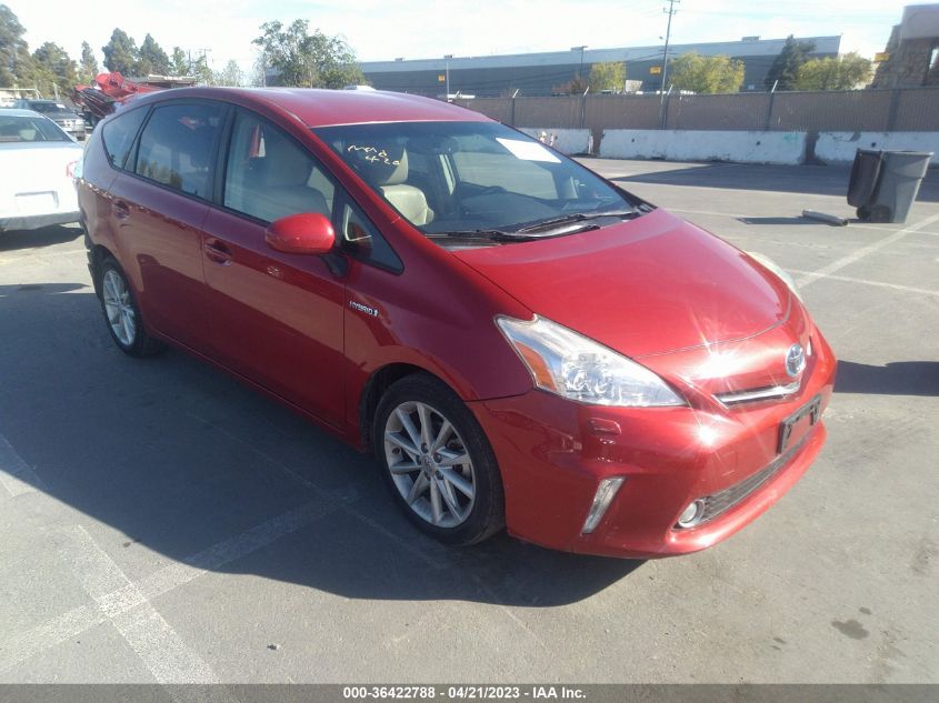 2013 TOYOTA PRIUS V TWO/THREE/FIVE - JTDZN3EUXD3235127
