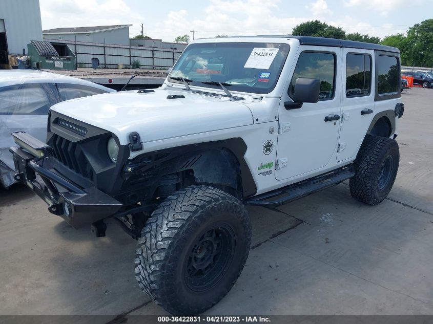 2018 JEEP WRANGLER UNLIMITED SPORT - 1C4HJXDG1JW140377