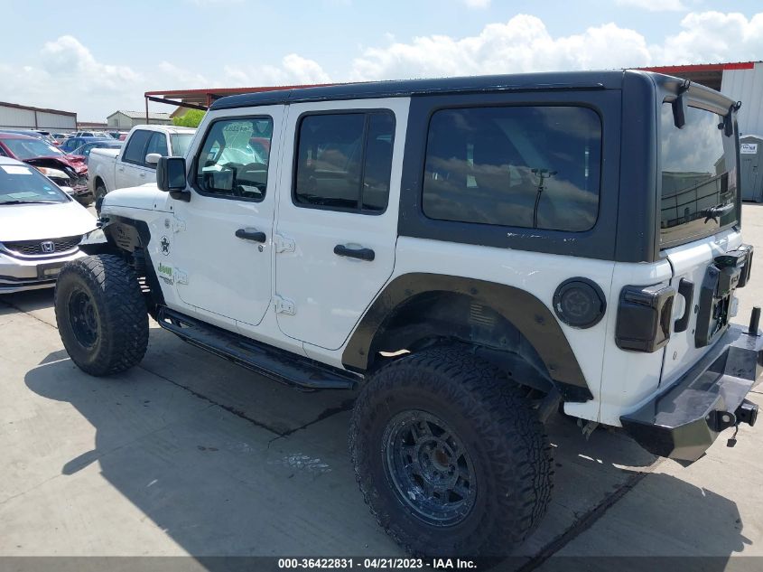 2018 JEEP WRANGLER UNLIMITED SPORT - 1C4HJXDG1JW140377