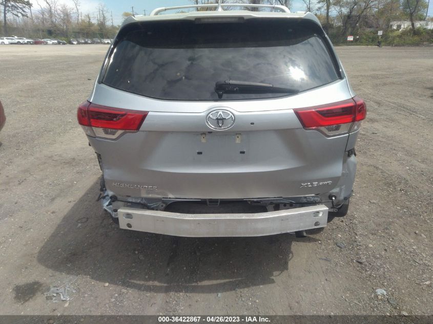 2019 TOYOTA HIGHLANDER SE/XLE - 5TDJZRFH0KS588560