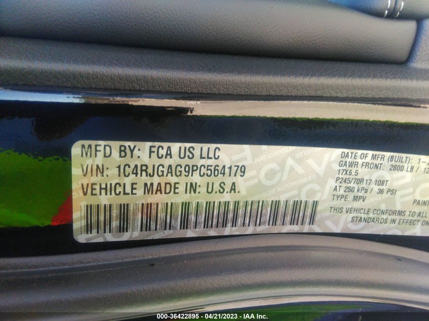 2023 JEEP GRAND CHEROKEE LAREDO - 1C4RJGAG9PC564179