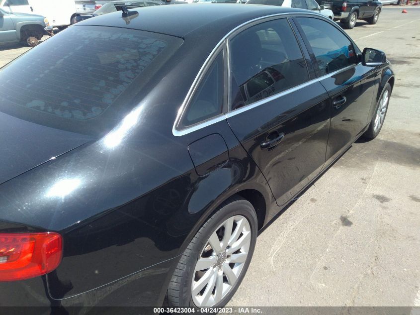 2013 AUDI A4 PREMIUM - WAUAFAFL8DA178682
