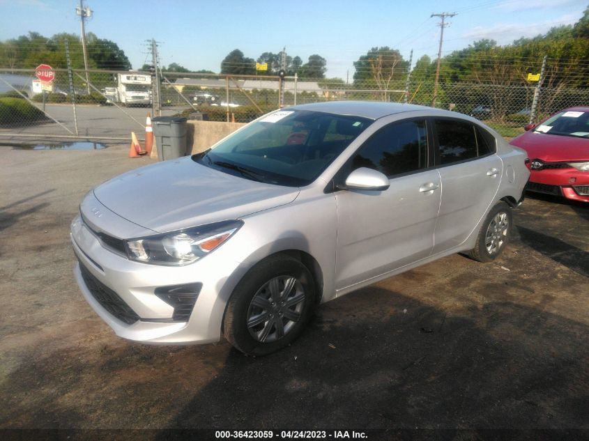 2022 KIA RIO LX - 3KPA24AD6NE488635