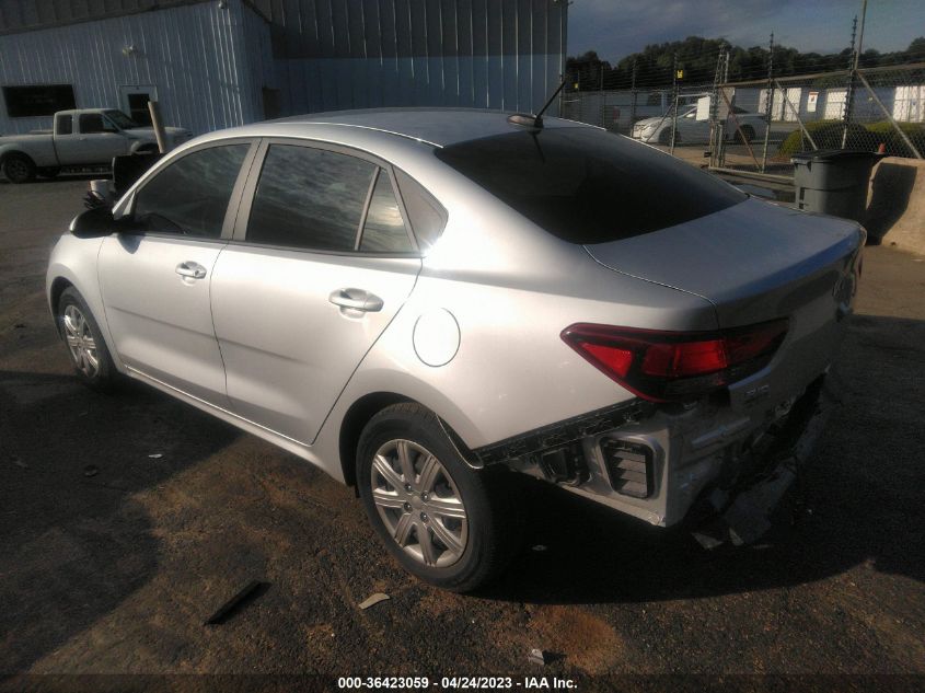 2022 KIA RIO LX - 3KPA24AD6NE488635