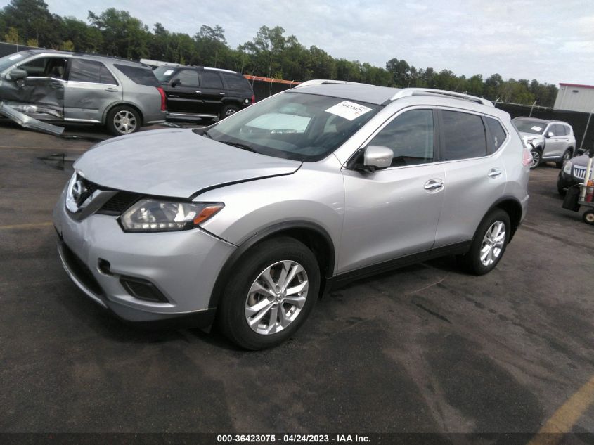 2015 NISSAN ROGUE SV - KNMAT2MT4FP575732