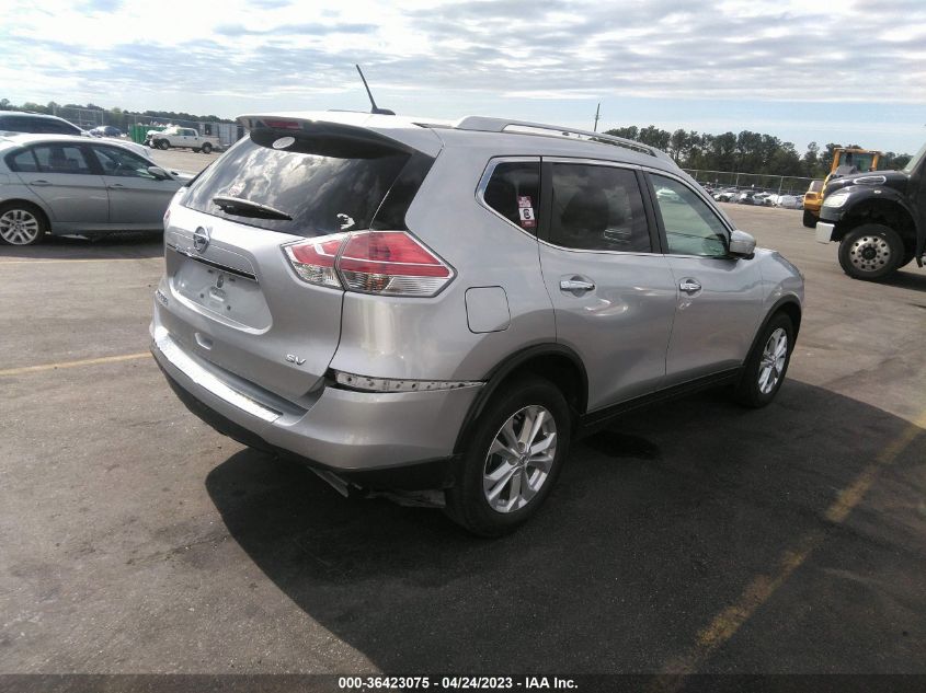 2015 NISSAN ROGUE SV - KNMAT2MT4FP575732