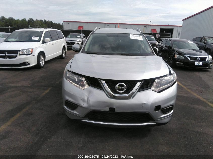 2015 NISSAN ROGUE SV - KNMAT2MT4FP575732