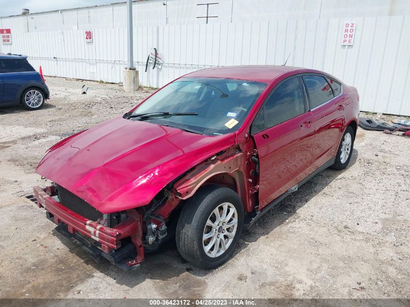 2015 FORD FUSION S - 3FA6P0G76FR278554