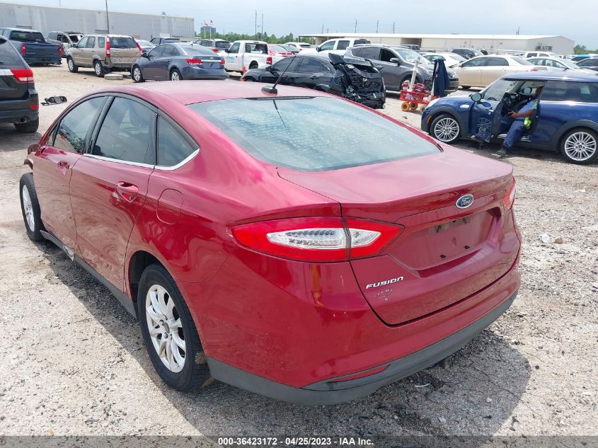 2015 FORD FUSION S - 3FA6P0G76FR278554