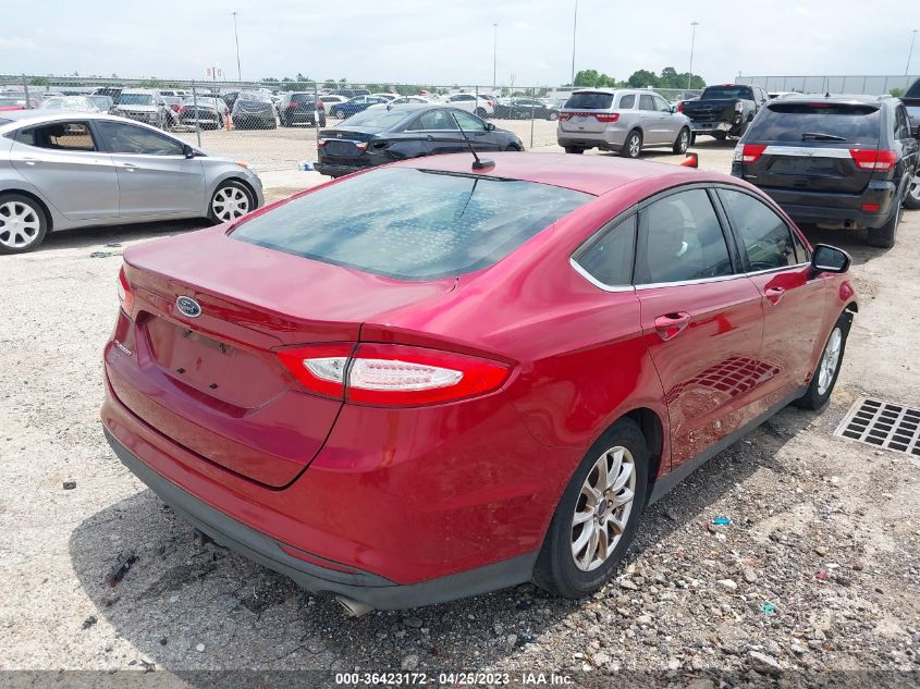 2015 FORD FUSION S - 3FA6P0G76FR278554