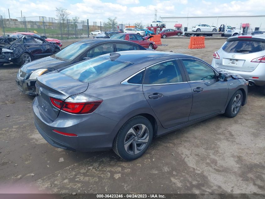 2019 HONDA INSIGHT EX 19XZE4F5XKE032211