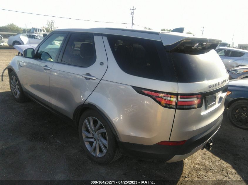 2017 LAND ROVER DISCOVERY HSE - SALRRBBV6HA040597