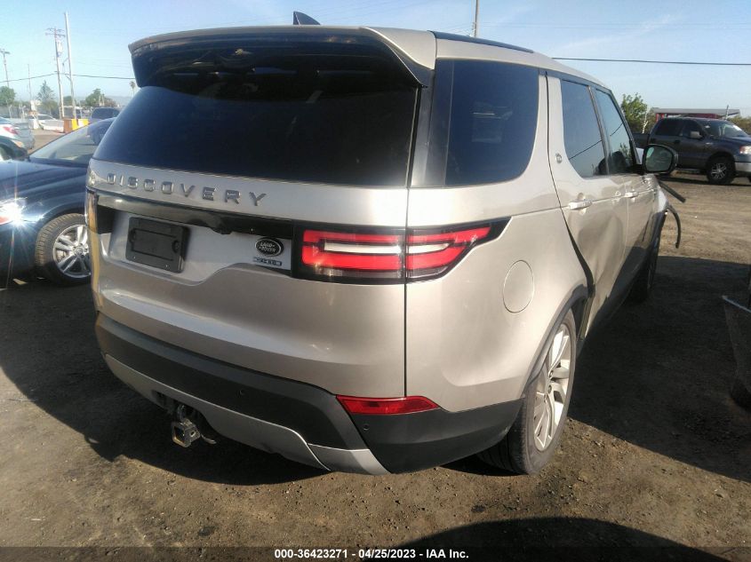 2017 LAND ROVER DISCOVERY HSE - SALRRBBV6HA040597