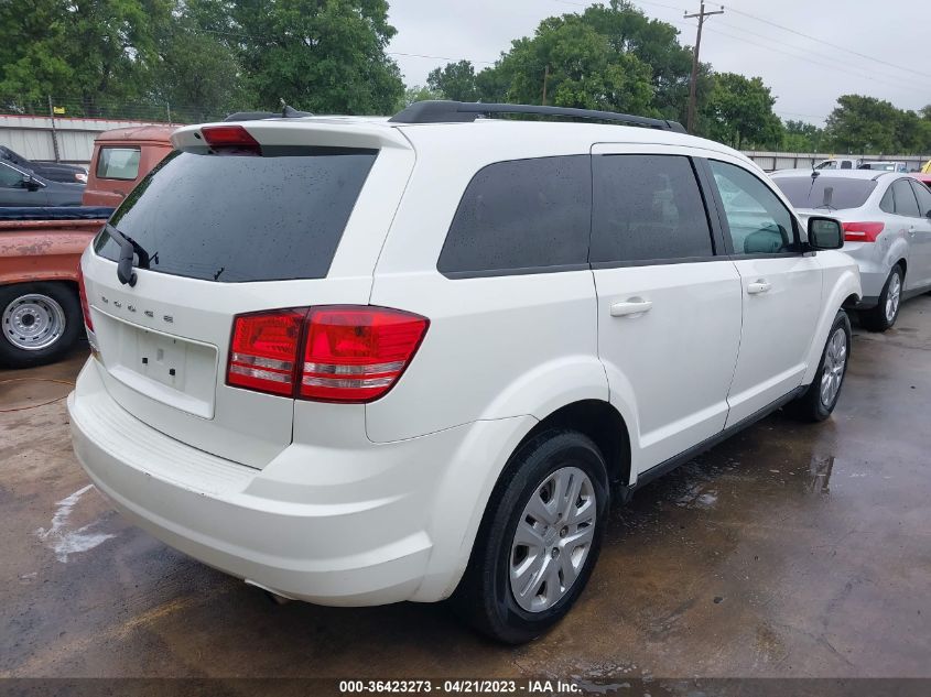 2016 DODGE JOURNEY SE - 3C4PDCAB2GT233721