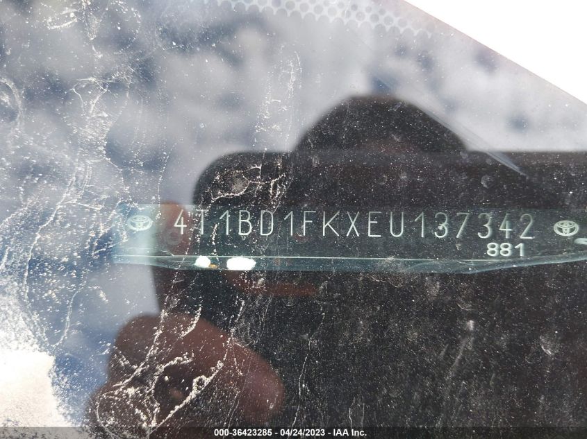 2014 TOYOTA CAMRY HYBRID LE/XLE/SE LIMITED EDITION 4T1BD1FKXEU137342