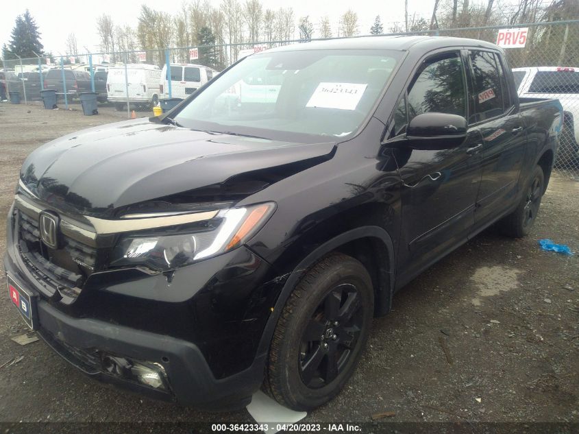 2018 HONDA RIDGELINE BLACK EDITION - 5FPYK3F87JB006819
