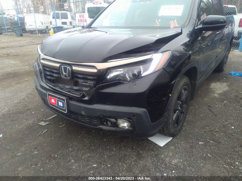 2018 HONDA RIDGELINE BLACK EDITION - 5FPYK3F87JB006819