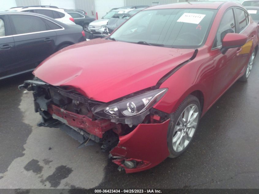 2016 MAZDA MAZDA3 S TOURING - JM1BM1W32G1289360