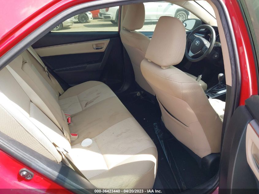 2016 TOYOTA COROLLA L/LE/S/S PLUS/LE PLUS - 5YFBURHEXGP425825