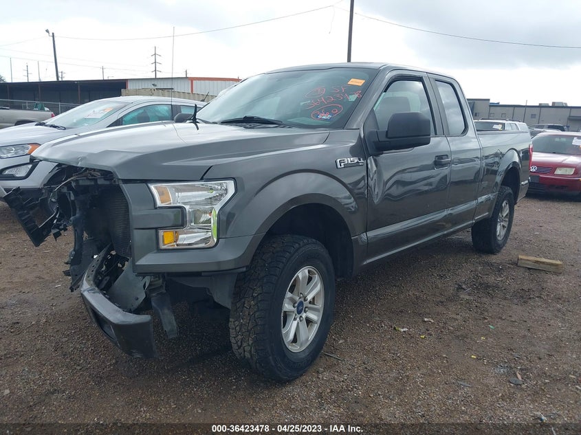 VIN 1FTEX1C86HKD87405 2017 FORD F-150 XL