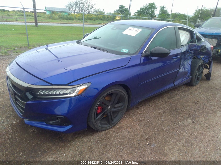 VIN 1HGCV1F49MA068121 2021 HONDA ACCORD SEDAN SPORT SE