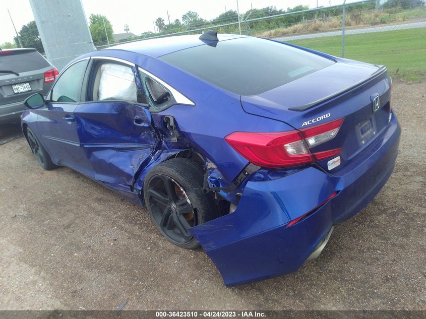 VIN 1HGCV1F49MA068121 2021 HONDA ACCORD SEDAN SPORT SE