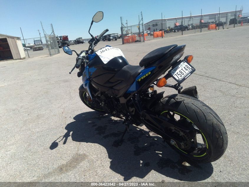 2022 SUZUKI GSX-S750 M/Z - JS1C533B4N7100060