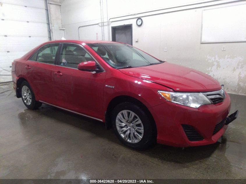 2014 TOYOTA CAMRY HYBRID LE/XLE/SE LIMITED EDITION - 4T1BD1FK5EU098093