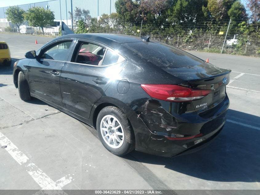 VIN 5NPD74LF9HH166827 2017 HYUNDAI ELANTRA SE