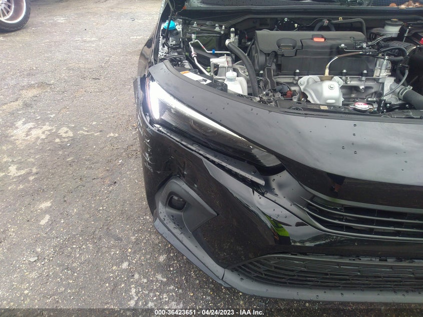 VIN 2HGFE2F57NH595203 2022 HONDA CIVIC SEDAN SPORT