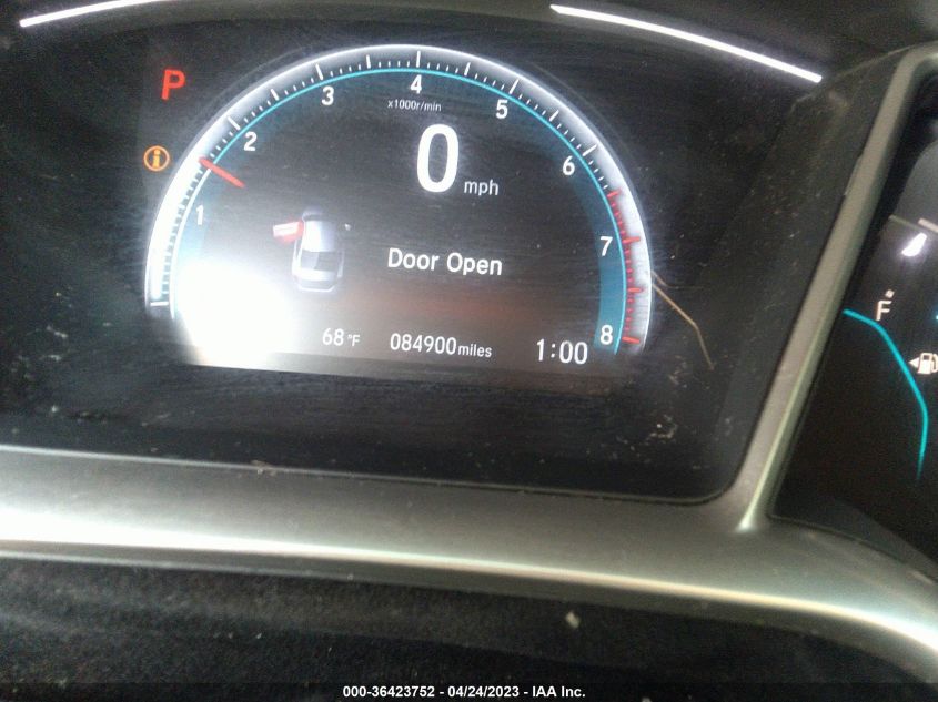 2018 HONDA CIVIC SEDAN EX-T - JHMFC1F39JX033689