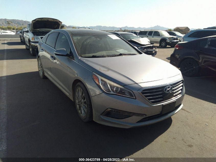 2015 HYUNDAI SONATA 2.4L LIMITED - 5NPE34AFXFH173754