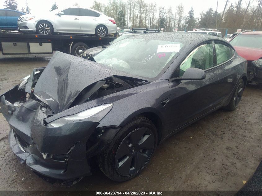 2022 TESLA MODEL 3 LONG RANGE - 5YJ3E1EB7NF239553