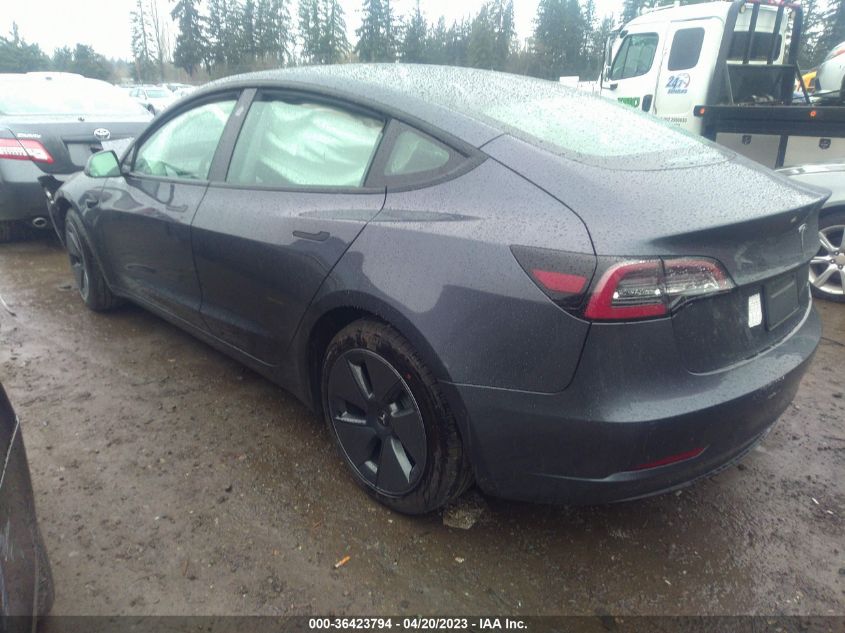2022 TESLA MODEL 3 LONG RANGE - 5YJ3E1EB7NF239553