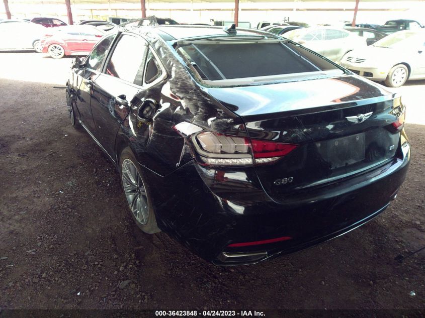 2018 GENESIS G80 3.8L KMHGN4JE3JU257239