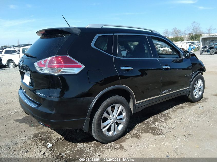 2015 NISSAN ROGUE SV - KNMAT2MV8FP568395