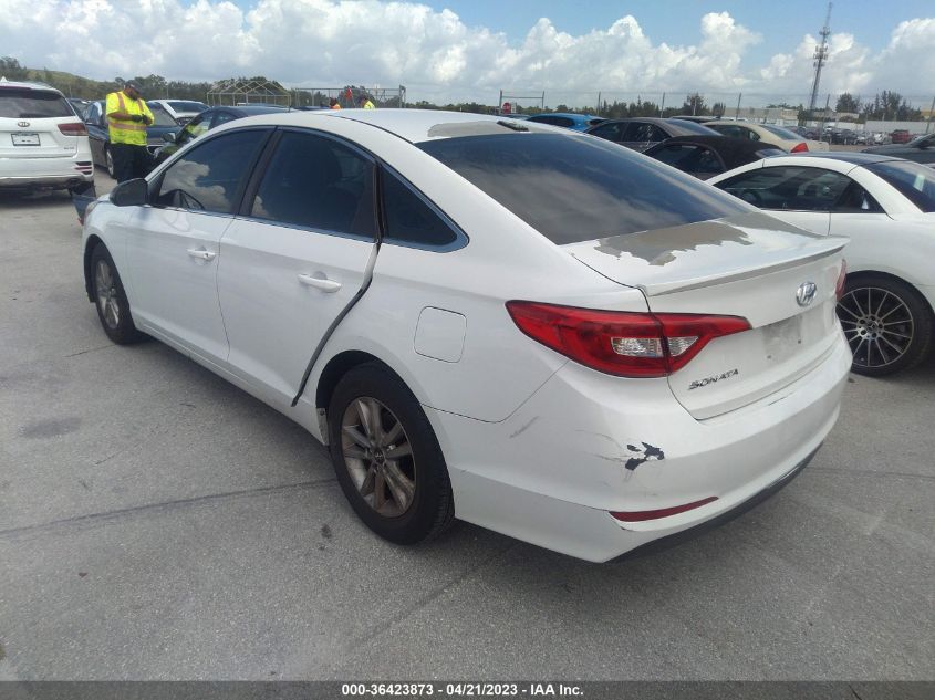 2015 HYUNDAI SONATA 2.4L SE - 5NPE24AF7FH153951