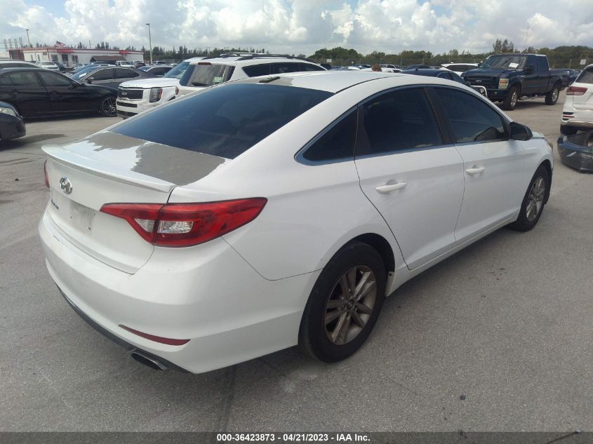 2015 HYUNDAI SONATA 2.4L SE - 5NPE24AF7FH153951