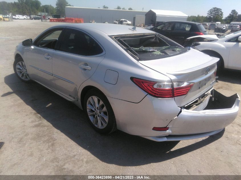 2013 LEXUS ES 300H HYBRID - JTHBW1GG2D2028388