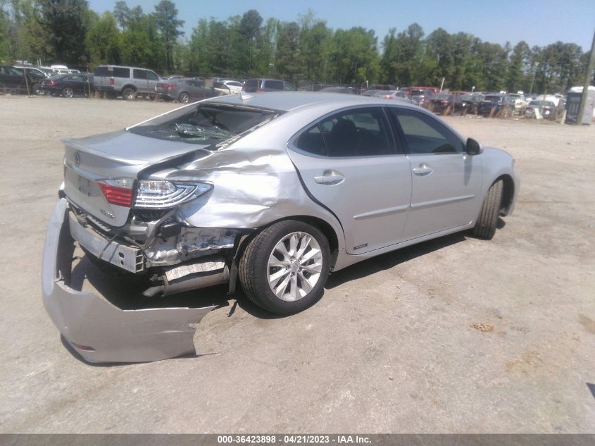 2013 LEXUS ES 300H HYBRID - JTHBW1GG2D2028388