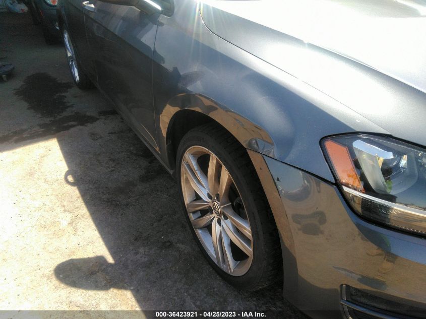2015 VOLKSWAGEN GOLF SPORTWAGEN TDI SEL 3VWCA7AU7FM500275