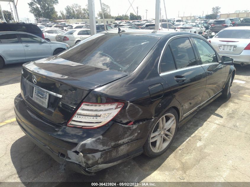 2013 MERCEDES-BENZ C-CLASS C 250 - WDDGF4HB9DR270393
