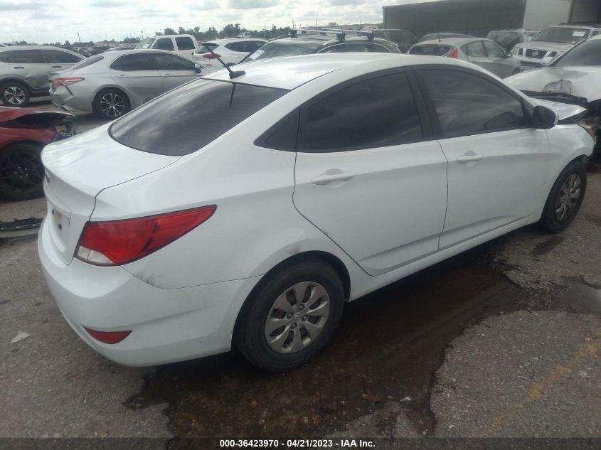 2016 HYUNDAI ACCENT SE - KMHCT4AE0GU067668