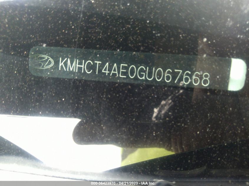 2016 HYUNDAI ACCENT SE - KMHCT4AE0GU067668