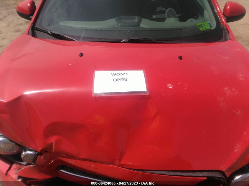 2014 CHEVROLET SONIC LT - 1G1JC6SG3E4174873