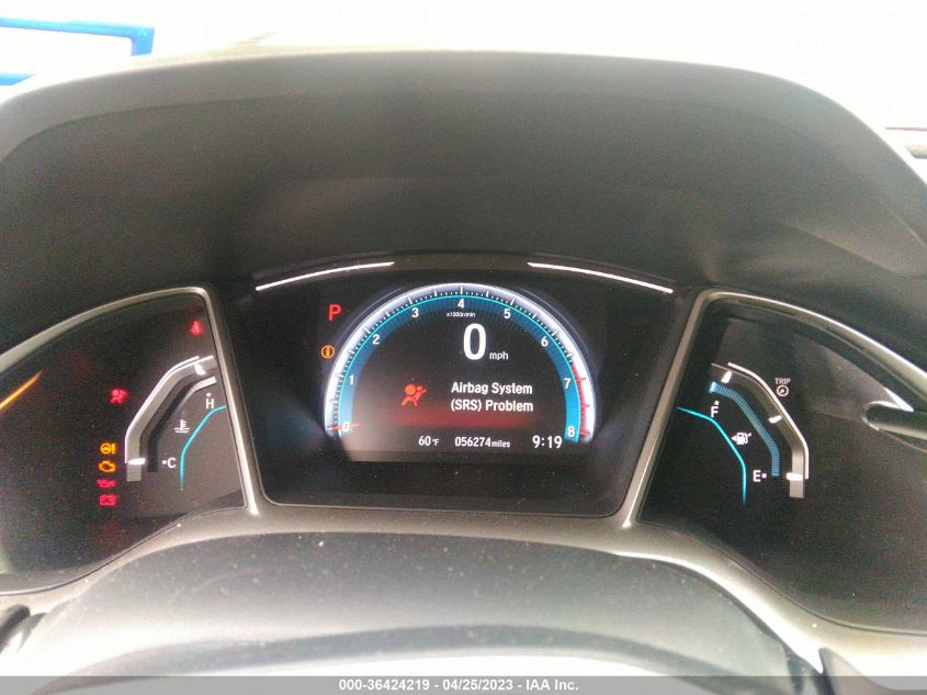 2017 HONDA CIVIC SEDAN EX - 19XFC2F78HE045479