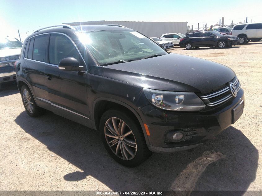 2013 VOLKSWAGEN TIGUAN SE - WVGBV7AX1DW501637