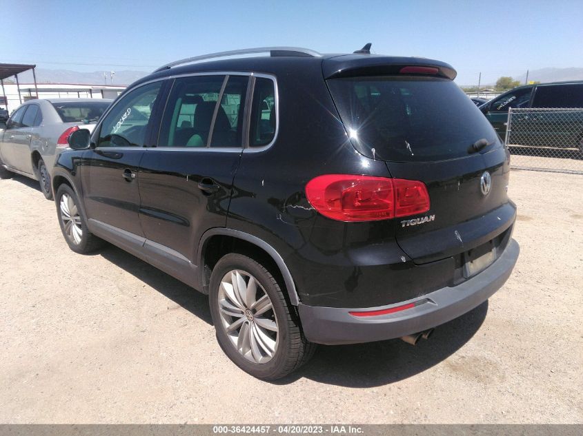 2013 VOLKSWAGEN TIGUAN SE - WVGBV7AX1DW501637